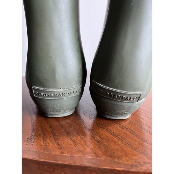 loeffler Randall Green Rubber Knee-high Rain Boots Size 8 Women’s - Picture 7 of 11